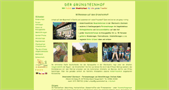 Desktop Screenshot of gruensteinhof.de